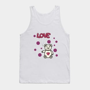 A sweet teddy bear, full of love Tank Top